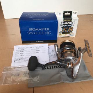 シマノ(SHIMANO)のバイオマスターSW6000HG(リール)