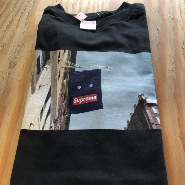 Supreme Banner Tee BLACK 1