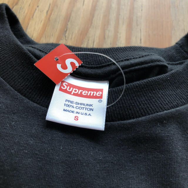 Supreme Banner Tee BLACK 2