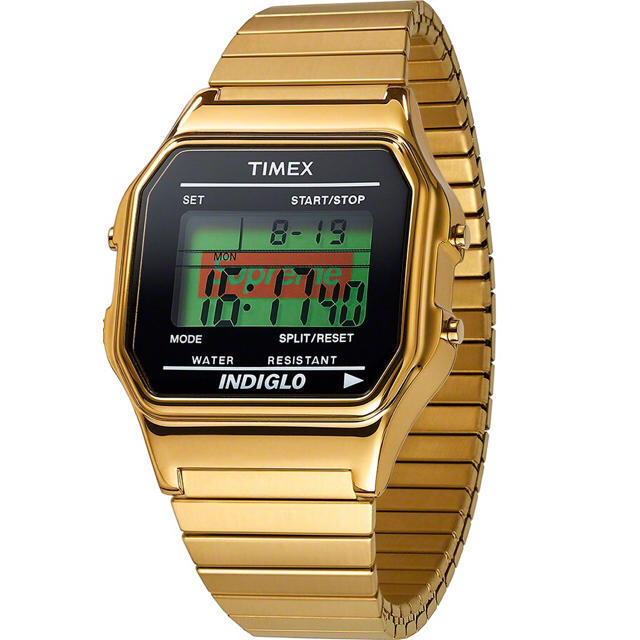Supreme Timex 金 & Smoke 黒L Supreme Timex 金 & Smoke 黒L