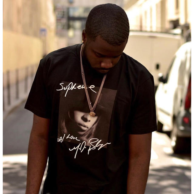 Mary J. Blige Tee Supreme 19fw Mサイズ ブラック 1