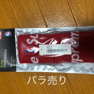 シュプリーム(Supreme)のsupreme nike nba wristband red バラ売り (バングル/リストバンド)