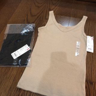 ユニクロ(UNIQLO)の新品 UNIQLO リブタンクトップセット(タンクトップ)