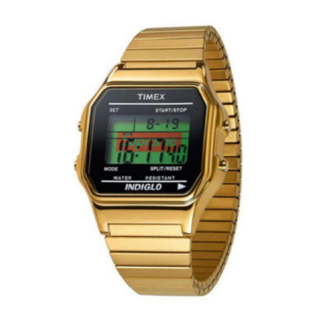 Supreme Timex Digital Watch タイメックス 腕時計 金