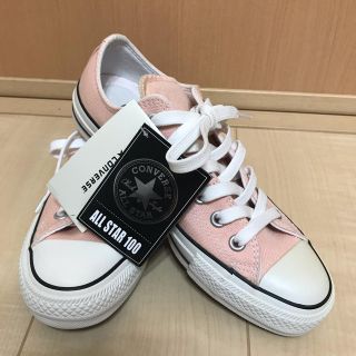 コンバース(CONVERSE)の新品タグ付き☆converse/ ALL STAR100 ピンク24.5cm(スニーカー)