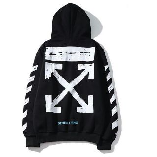 オフホワイト(OFF-WHITE)の


オフホワイト　メンズ　パーカー　　ウェット トレーナー　(パーカー)