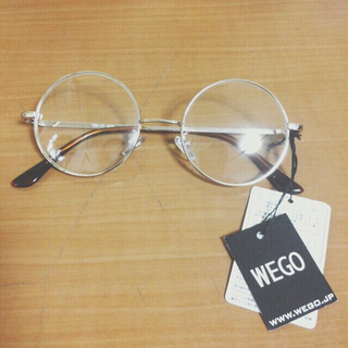 ウィゴー(WEGO)の丸メガネ(サングラス/メガネ)