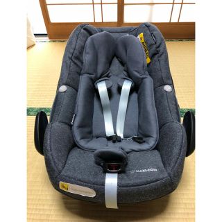 マキシコシ(Maxi-Cosi)の【まるさん様専用】マキシコシ ペブルプラス スパークリンググレー(自動車用チャイルドシート本体)