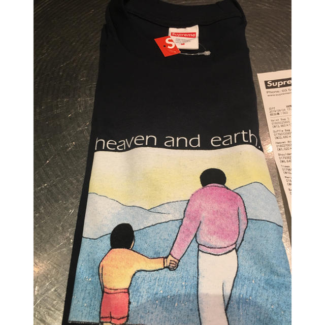 Supreme(シュプリーム)のSupreme Heaven and Earth Tee ネイビー Mサイズ メンズのトップス(Tシャツ/カットソー(半袖/袖なし))の商品写真