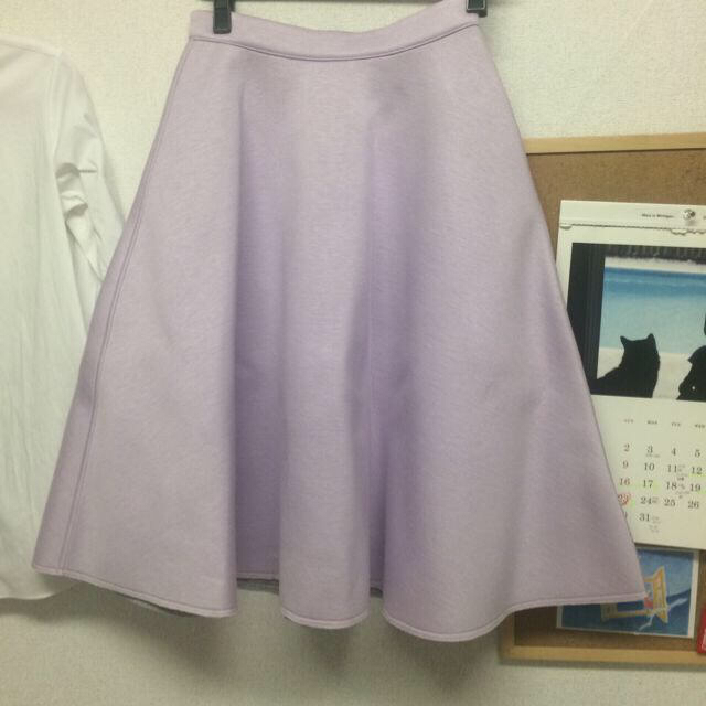 Noela(ノエラ)のリバーシブルボンディングスカート  レディースのスカート(ひざ丈スカート)の商品写真