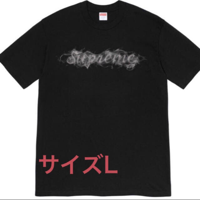 supreme AW smoke tee 黒L