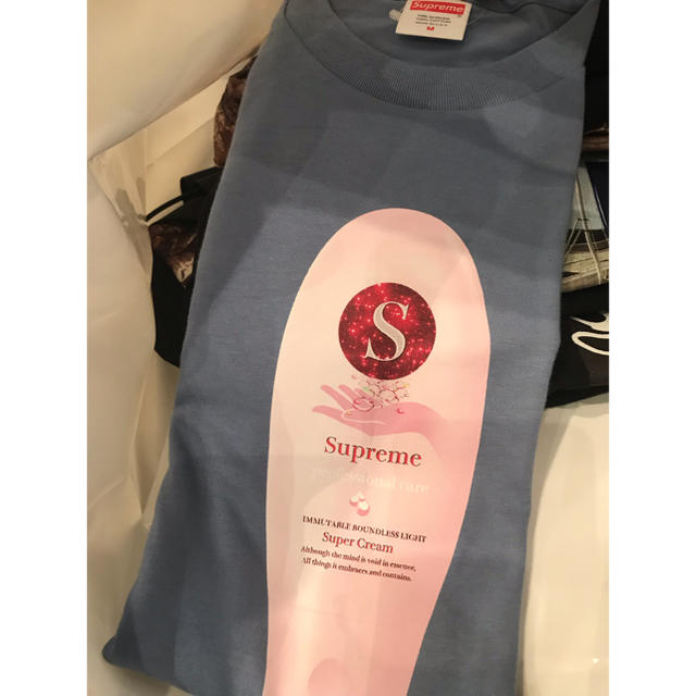 Supreme(シュプリーム)のsupreme super cream tee 本日配送可能 Mサイズ メンズのトップス(Tシャツ/カットソー(半袖/袖なし))の商品写真