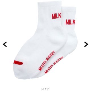 ミルクフェド(MILKFED.)の新品　MILKFED. ミルクフェド　ソックス　靴下(ソックス)