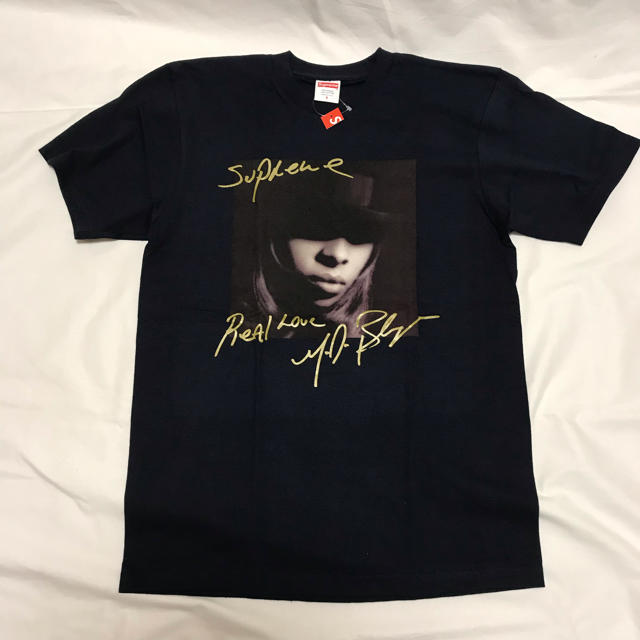 supreme Mary J. Blige Tee ネイビーS