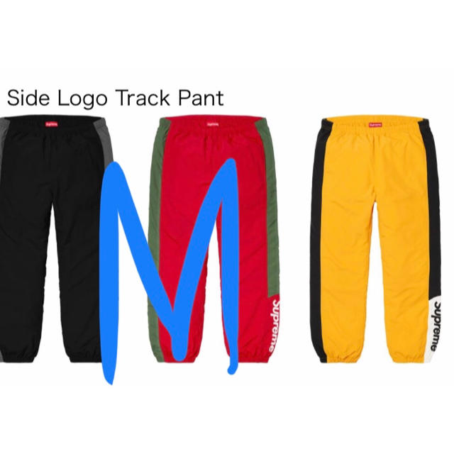 Supreme side logo track pant  Mサイズ black