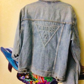 ゲス(GUESS)の商品番号101 ☆guess☆ シンプルデザイン デニムジャケット (Gジャン/デニムジャケット)