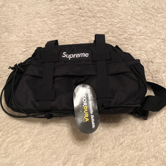 Supreme❤2019fw Waist Bag 黒-