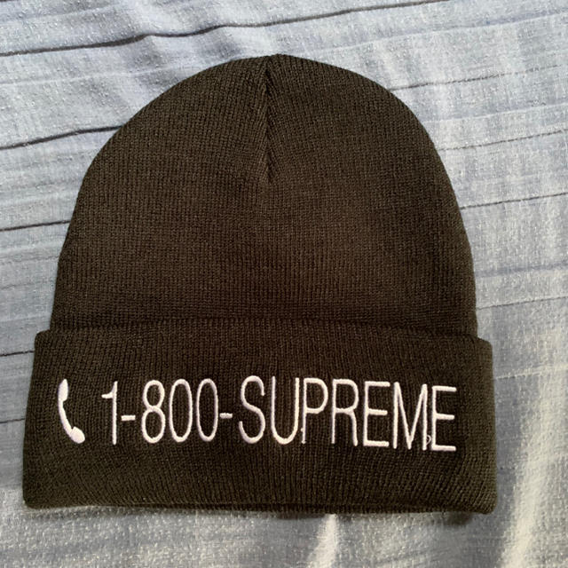 帽子supreme  1-800 beanie