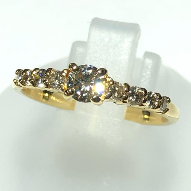 破格！！ リング 指輪 ダイヤモンド ヨンドシー k18yg イエローゴールド レディースのアクセサリー(リング(指輪))の商品写真