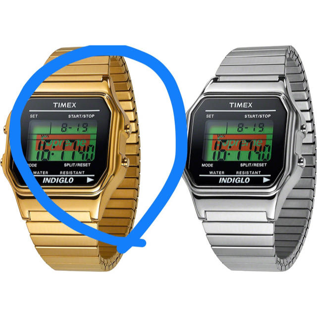 Supreme(シュプリーム)のsupreme timex gold メンズの時計(腕時計(デジタル))の商品写真