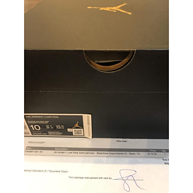 NIKE(ナイキ)のAIR JORDAN 1 LOW × PARIS SAINT-GERMAIN メンズの靴/シューズ(スニーカー)の商品写真