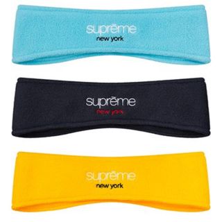 シュプリーム(Supreme)のSupreme  POLARTEC HEADBAND  ネイビー(ヘアバンド)