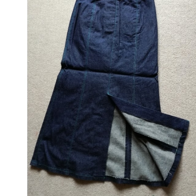 ELLE(エル)のELLE  デニムのマーメイドスカート レディースのスカート(ロングスカート)の商品写真