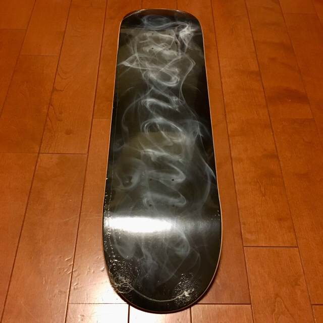 Supreme smoke skateboard 黒 black