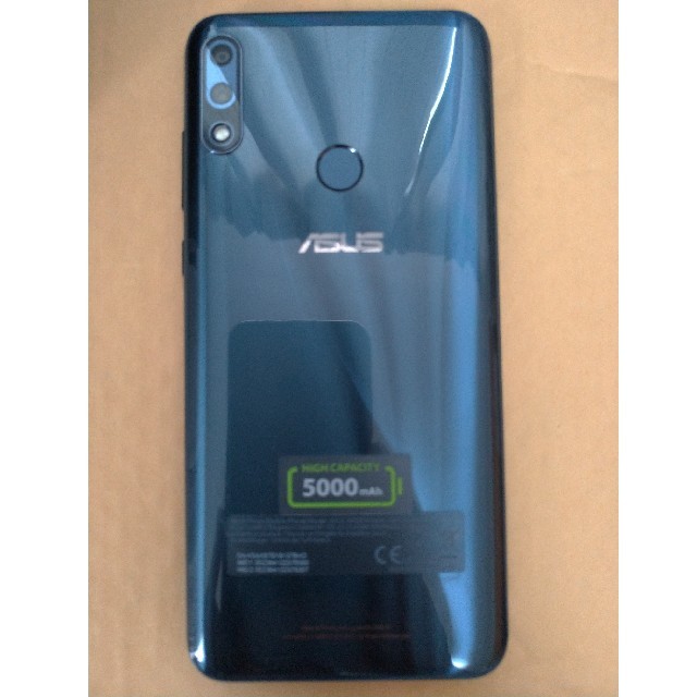 ASUS(エイスース)のZenfone Max Pro M2 ZB631KL ミッドナイトブルー スマホ/家電/カメラのスマートフォン/携帯電話(スマートフォン本体)の商品写真