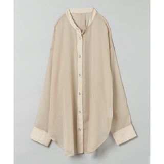 今だけ値下げ中!!美品 jeanasis シースルーシャツ ベージュ