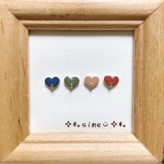 小さいハートのピアスセット♡色ミックス(ピアス)