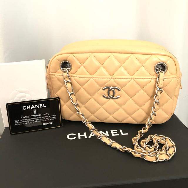 美品 CHANEL 正規品 マトラッセ チェーンバッグ結婚式