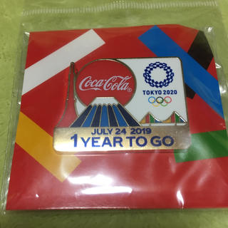 コカコーラ(コカ・コーラ)の送料込み☆コカコーラ 東京2020（1year to go  ）ピンバッジ  (ノベルティグッズ)