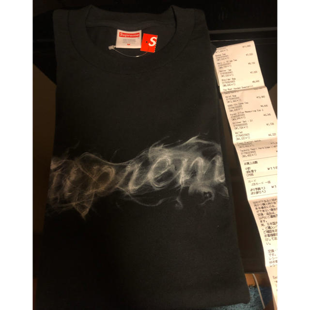 Black最安値 Supreme 19FW smoke Tee 黒 mサイズ