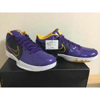 アンディフィーテッド(UNDEFEATED)のUNDEFEATED NIKE KOBE IV PROTRO PE Lakers(スニーカー)