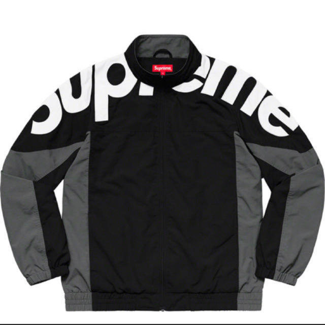 激安店舗 Supreme - Jacket Track Logo 【XL】Shoulder ナイロンジャケット