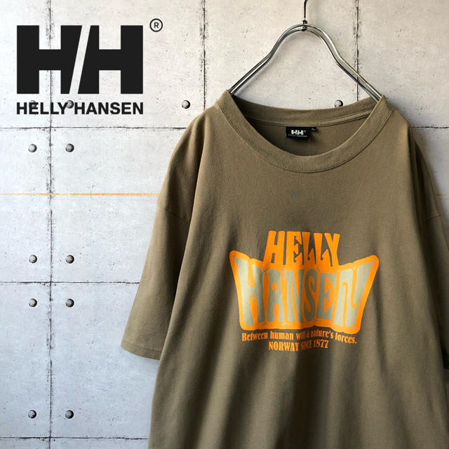 HELLY HANSEN(ヘリーハンセン)の【激レア】 ヘリーハンセン デカロゴ  ビッグサイズ ビッグプリント Tシャツ  メンズのトップス(Tシャツ/カットソー(半袖/袖なし))の商品写真