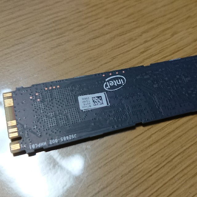 intel ssd 256GB nvme 760p m.2 使用小 インテル 2