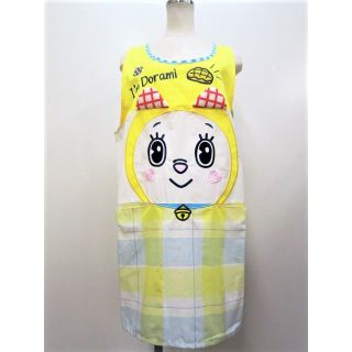 【新品】ドラミちゃん★キャラクターエプロン★ドラえもん(おなかFACE)保育士♪(キャラクターグッズ)