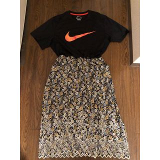 ナイキ(NIKE)のNIKEリメイクワンピース(ひざ丈ワンピース)