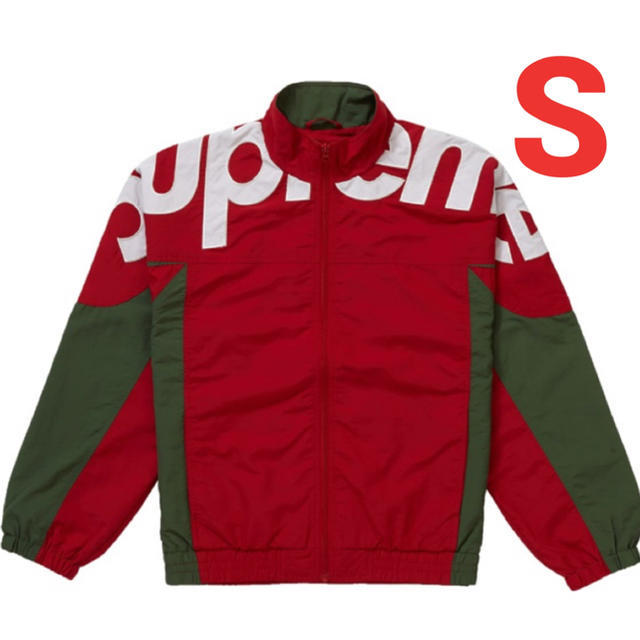 supreme shoulder logo track jacket s