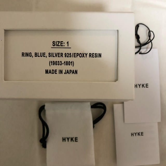 HYKE(ハイク)のHYKE RING 台座リング シグネットリング メンズのアクセサリー(リング(指輪))の商品写真