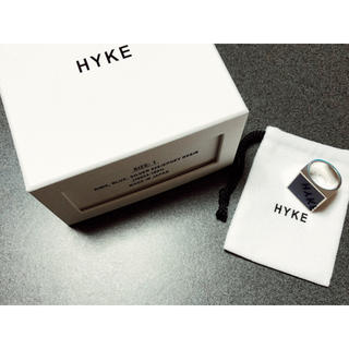ハイク(HYKE)のHYKE RING 台座リング シグネットリング(リング(指輪))
