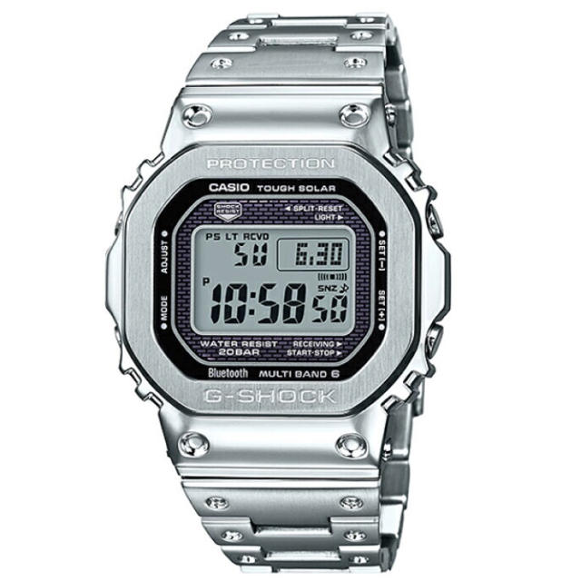 G-SHOCK GMW-B5000D-1JF フルメタル シルバー メンズ腕時計