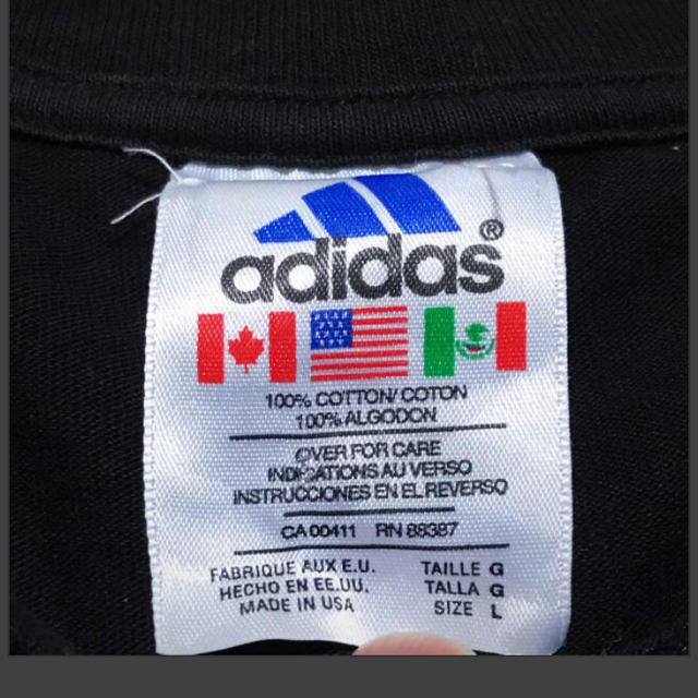 adidas(アディダス)のadidas 希少90s ‼️ ビックロゴTEE‼️  メンズのトップス(Tシャツ/カットソー(半袖/袖なし))の商品写真