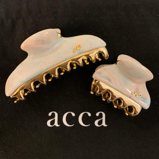 アッカ(acca)の[新品]acca バービー中小クリップ　ACマーク付き(バレッタ/ヘアクリップ)