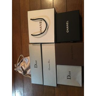 シャネル(CHANEL)のCHANEL LOUIS VUITTON Dior 空箱セット(ショップ袋)