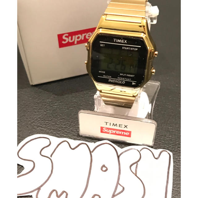 Supreme Timex Watch Gold