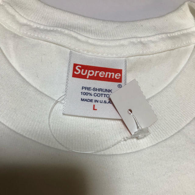 Supreme(シュプリーム)のSupreme banner Tee 白 L white メンズのトップス(Tシャツ/カットソー(半袖/袖なし))の商品写真