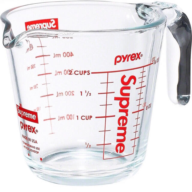 Supreme Pyrex 2-Cup Measuring Cup 計量カップ